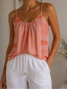Banana Republic Heritage orange cami size M